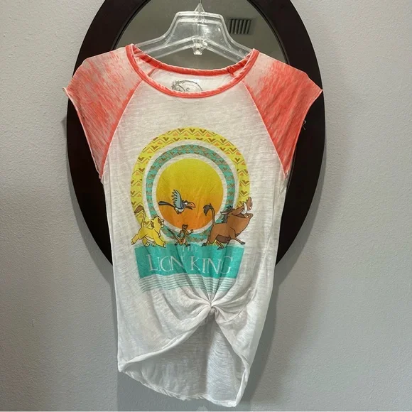 Vintage Disney Womens The Lion King Movie 90’s TShirt Sheer Soft Cotton Size XS - Picture 3 of 10